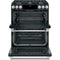 Cafe - 30-in 6 Burners 4.3-cu ft/2.7-cu ft Self-Cleaning Double Oven Convection European Element Dual Fuel Range - Black