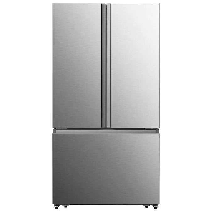 Hisense - 26.6-cu ft French Door Refrigerator with Ice Maker - Fingerprint Resistant Stainless Steel