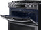 Samsung - Flex Duo™ 5.8 Cu. Ft. Self-Cleaning Fingerprint Resistant Slide-In Gas Convection Range - Black stainless steel