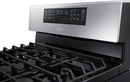 Samsung - Flex Duo™ 5.8 Cu. Ft. Self-Cleaning Freestanding Gas Convection Range - Stainless steel