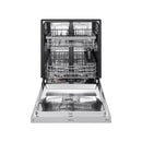 LG - 24" Front Control Built In Dishwasher with QuadWash and Stainless Steel Tub - Stainless steel - Appliances Club