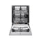 LG - 24" Front Control Built In Dishwasher with QuadWash and Stainless Steel Tub - Stainless steel - Appliances Club