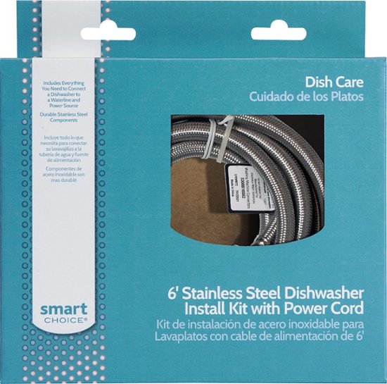 Smart Choice - 6' Deluxe Dishwasher Install Kit - Multi - Appliances Club