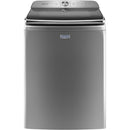 Maytag - 6.2 Cu. Ft. 10-Cycle Top-Loading Washer - Chrome Shadow