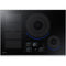 Samsung - 30" Induction Cooktop with WiFi and Virtual Flame™ - Stainless steel