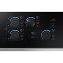 Samsung - 30" Induction Cooktop with WiFi and Virtual Flame™ - Stainless steel