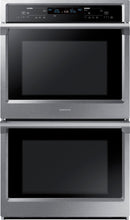 Samsung - 30" Double Wall Oven with Steam Cook and WiFi - Stainless steel