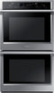 Samsung - 30" Double Wall Oven with Steam Cook and WiFi - Stainless steel
