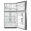 Maytag - 21.2 Cu. Ft. Top-Freezer Refrigerator - Silver