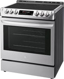 LG - 6.3 Cu. Ft. Slide-In Electric Range with ProBake Convection - Stainless steel