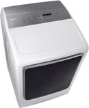 Samsung - 7.4 Cu. Ft. 12-Cycle High-Efficiency Gas Dryer with Steam - White