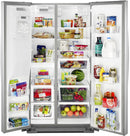 Whirlpool - 28.4 Cu. Ft. Side-by-Side Refrigerator - Stainless steel