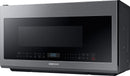 Samsung - 2.1 Cu. Ft. Over-the-Range Microwave with Sensor Cook - Fingerprint Resistant Stainless Steel