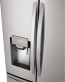 LG - 27.9 French Door Smart Wi-Fi Enabled Refrigerator - Stainless steel