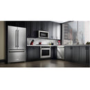 KitchenAid - 20 Cu. Ft. French Door Counter Depth Refrigerator - Stainless steel - Appliances Club