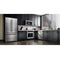 KitchenAid - 20 Cu. Ft. French Door Counter Depth Refrigerator - Stainless steel - Appliances Club