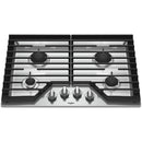 Whirlpool - 30" Gas Cooktop - Stainless steel