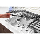 Whirlpool - 30" Gas Cooktop - Stainless steel