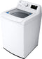 LG - 4.5 Cu. Ft. 8-Cycle Top-Loading Washer with 6Motion Technology - White