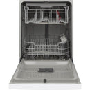 GE - 24" Front Control Built-In Dishwasher with 3rd Rack, 50 dBA - White