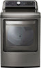 LG - 7.3 Cu. Ft. 9-Cycle Gas Dryer - Graphite Steel