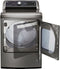 LG - 7.3 Cu. Ft. 9-Cycle Gas Dryer - Graphite Steel