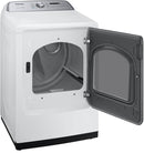 Samsung - 7.4 Cu. Ft. 11-Cycle Gas Dryer with Steam - White