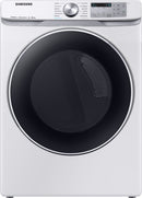 Samsung - 7.5 Cu. Ft. 12-Cycle Smart Wi-Fi Gas Dryer with Steam - White