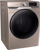 Samsung - 7.5 Cu. Ft. 10-Cycle Electric Dryer with Steam - Champagne