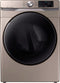 Samsung - 7.5 Cu. Ft. 10-Cycle Electric Dryer with Steam - Champagne