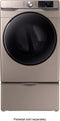 Samsung - 7.5 Cu. Ft. 10-Cycle Electric Dryer with Steam - Champagne