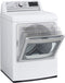 LG - 7.3 Cu. Ft. 14-Cycle Electric Dryer with TurboSteam - White