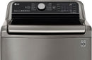 LG - 5.5 Cu. Ft. 12-Cycle Top-Loading Washer with TurboWash3D™ Technology - Graphite Steel