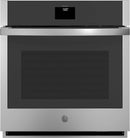 GE - 27" Built-In Single Electric Convection Wall Oven - Stainless steel