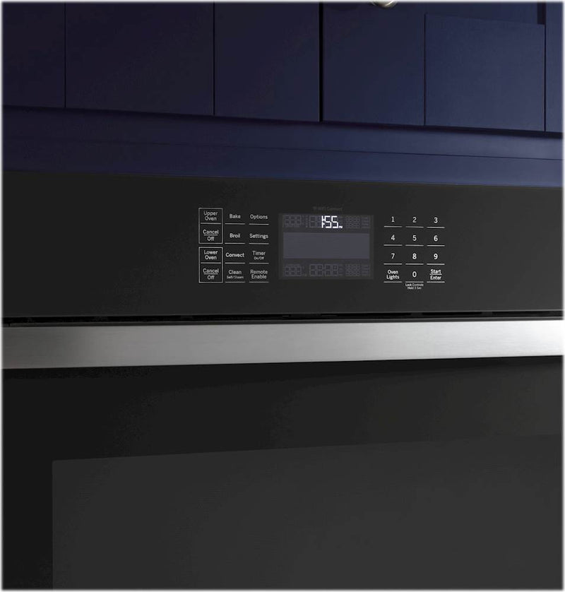 GE - 27" Built-In Single Electric Convection Wall Oven - Stainless steel