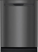 Frigidaire - Gallery 24" Top Control Tall Tub Built-In Dishwasher - Black stainless steel
