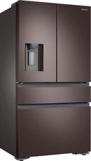 Samsung - 22.6 Cu. Ft. 4-Door Flex French Door Counter-Depth Refrigerator - Tuscan Stainless Steel