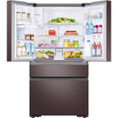 Samsung - 22.6 Cu. Ft. 4-Door Flex French Door Counter-Depth Refrigerator - Tuscan Stainless Steel