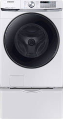 Samsung - 5.0 Cu. Ft. High Efficiency Stackable Smart Front Load Washer with Steam - White