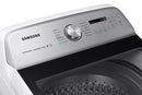 Samsung - 5.4 Cu. Ft. High Efficiency Top Load Washer with Steam - White