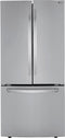 LG - 25.1 Cu. Ft. French Door Refrigerator - Stainless steel
