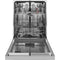 GE - Stainless Steel Interior Fingerprint Resistant Dishwasher with Hidden Controls - Stainless steel