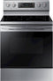 Samsung - 5.9 Cu. Ft. Freestanding Electric Convection Range with Self-Steam Cleaning - Stainless steel