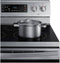 Samsung - 5.9 Cu. Ft. Freestanding Electric Convection Range with Self-Steam Cleaning - Stainless steel