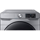 Samsung - 7.5 Cu. Ft. 10-Cycle Gas Dryer with Steam - Platinum