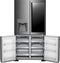 LG - 30.8 Cu. Ft. 4-Door French Door Refrigerator with InstaView Door-in-Door - Textured Steel