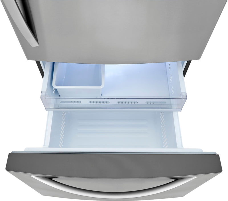 LG - 26 Cu. Ft. Bottom-Freezer Refrigerator with Ice Maker - PrintProof Stainless Steel