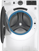 GE - 4.8 Cu. Ft. 10-Cycle High-Efficiency Front-Loading Washer with UltraFresh Vent System with OdorBlock - White on White