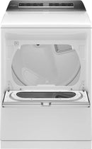 Whirlpool - 7.4 Cu. Ft. 35-Cycle Smart Capable Electric Dryer with Steam - White