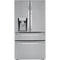 LG - 29.5 Cu. Ft. 4-Door French Door Refrigerator with Door-in-Door and Craft Ice - PrintProof Stainless Steel